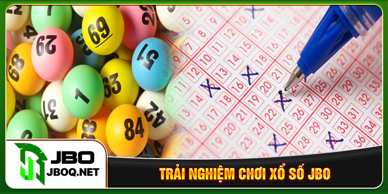 Trải nghiệm chơi xổ số JBO
